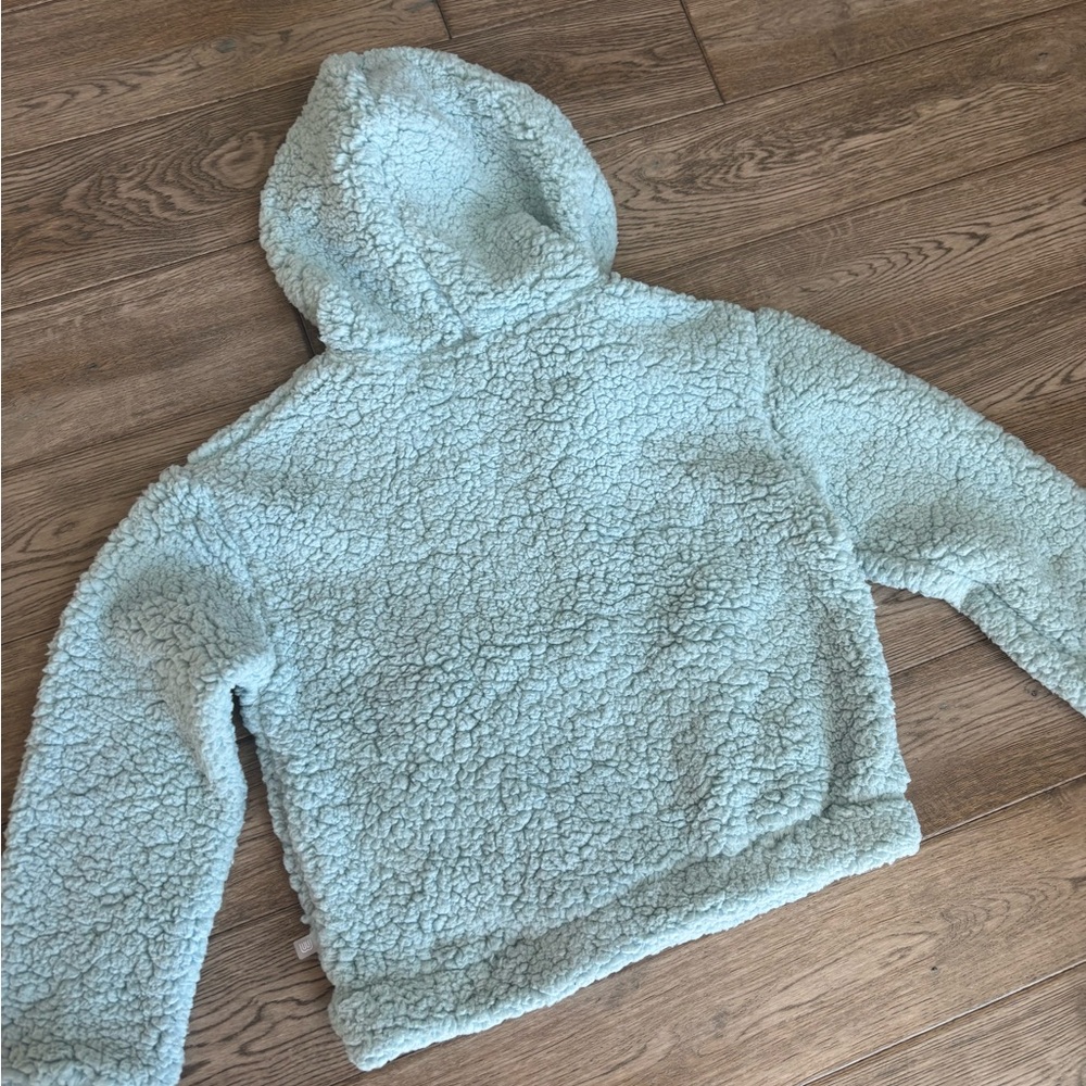 Mondetta Blue/Turquoise Sherpa Half Zip Hoodie Size M - Picture 6 of 6